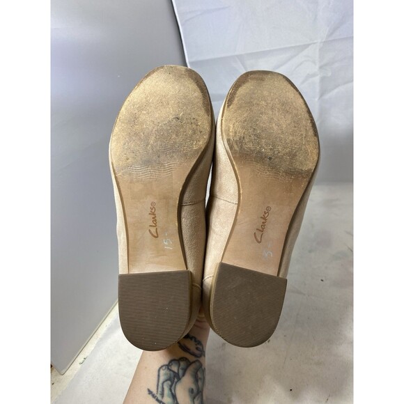 Collection By Clarks Womens Pink Suede Heel Size 8M - Picture 4 of 8